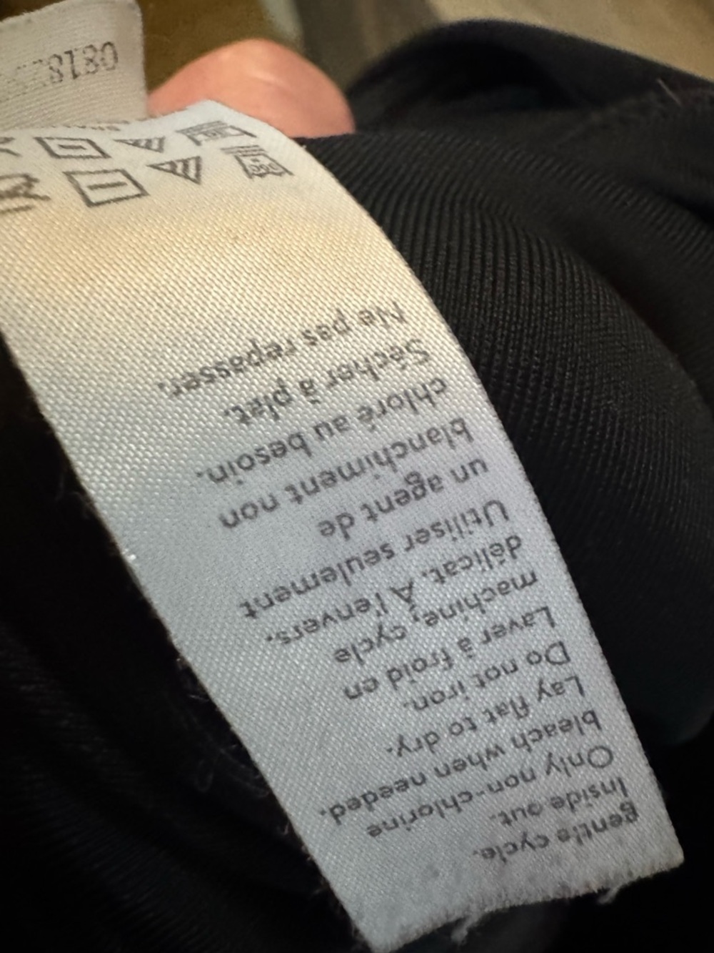 SPANX Black High-Waist Moto-Style Leggings - Picture 5 of 7
